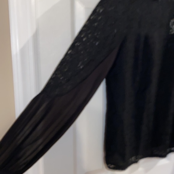 Black Rosalee Sheer Puff Sleeve Blouse
TUCKERNUCK - Picture 10 of 10